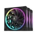 DeepCool FL12-3 in 1 Computer case Fan 12 cm Black 3 pc(s)