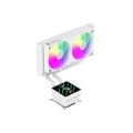 Gamemax CPU Liquid Cooler | GLACIER 240 LCD WH | White