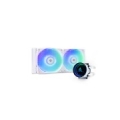 Chieftec ICEBERG 240-RGB-W Computer case All-in-one liquid cooler 12 cm White