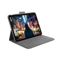 Logitech 920-011423 mobile device keyboard QWERTZ German Bluetooth Grey