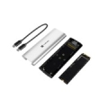 NATEC RHINO M.2 NVME LITE EXTERNAL SSD ENCLOSURE USB-C 3.2 GEN 2 ARCTIC SILVER
