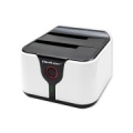 Qoltec 50309 HDD SSD 2.5" 3.5" docking station | SATA III | USB 3.0 | Super speed 5Gb/s | with Clonning function