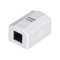 LANBERG SURFACE MOUNTING SOCKET CAT.6 1XRJ45 WHITE