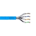 DIGITUS Cat6A INSTALLATION CABLE, U/FTP, Dca, AWG 23/1, LSOH, 500m, blue, reel