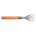 DIGITUS Cat.7 Installation Cable, S/FTP, Dca, AWG 23/1, LSOH, 50m, orange