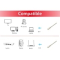 Equip Cat.6A Platinum S/FTP Patch Cable, White, 1.0m , 10pcs/set