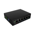 SWITCH LANBERG ILFE-4P-1GE-1S-90 LIGHT INDUSTRIAL POE 1XBT 3XAT SFP+ETH DIN FAST ETHERNET