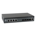 LevelOne 8-Port L3 Managed 10-Gigabit Switch, 4 x 1G/2.5G/5G/10G RJ45, 4 x 1G/2.5G/10G SFP+ Uplinks