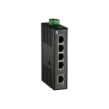 LevelOne 5-Port Fast Ethernet Industrial Switch, DIN-Rail, -20°C to 70°C