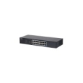 Dahua Technology S3016-16GT network switch Unmanaged L2 Gigabit Ethernet (10/100/1000) Desktop/Wall-Mounting Black