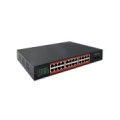 Qoltec Przełącznik sieciowy SWITCH Gigabit Ethernet | 24x RJ45 | 2x SFP | 1000 Mb/s