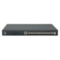 LevelOne 26-Port L3 Managed TOR Fiber Switch, 24x 1/10GbE SFP+, 2x 40/100GbE QSFP28, Hot-Swap Redundant Power Supply
