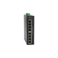 LevelOne 8-Port Fast Ethernet PoE Industrial Switch, 4 PoE Outputs, 802.3at/af PoE, 126W, -40°C to 75°C