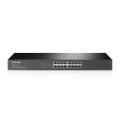 TP-Link TL-SF1016 Unmanaged Fast Ethernet (10/100) 1U Black