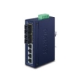 PLANET ISW-621TS15 network switch Unmanaged L2 Fast Ethernet (10/100) Blue