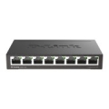 D-Link DGS-108 Unmanaged L2 Gigabit Ethernet (10/100/1000) Black