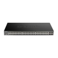 D-Link DGS 1250-52X - Switch - Smart - 48 x+ 4 10 Gigabit SFP+ - Switch - Fiber Optic