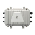 LevelOne PoE over Hybrid Cable Receiver, 4 PoE Outputs, Indoor/Outdoor