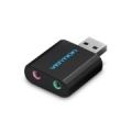 Vention USB External Sound Card Black Metal Type