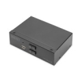 Digitus KVM Switch, 2x1 DP, DP Out,USB