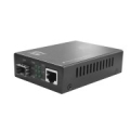LevelOne RJ45 to SFP Gigabit Media Converter, PoE PSE