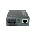 LevelOne RJ45 to SC Gigabit Media Converter, PoE PSE, Multi-Mode Fiber, 0.5km