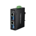 Trendnet TI-BF22SFP network media converter 1000 Mbit/s Black