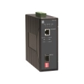 LevelOne RJ45 to SFP Gigabit Industrial Media Converter, -40°C to 75°C