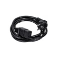 Gembird Type F/C19 1.8m Black Power plug type F C19 coupler