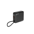 Gembird PB10-WPC15-LCD-01 Fast charging power bank with wireless charger, 20W, 10000 mAh, black