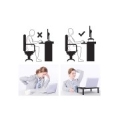 Maclean MC-946 Monitor Laptop Stand 13" - 32" 3-Level Height Adjustment with Drawer up to 20kg Sturdy Vented