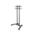 B-Tech Large Universal Flat Screen Trolley / Floor Stand (VESA 800 x 600) - 1.8m Ø50mm Poles