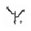 Gembird MA-DA2P-02 Adjustable desk 2-display mounting arm, 17”-32”, black