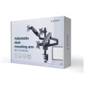 Gembird MA-DA3-01 monitor mount / stand 68.6 cm (27") Desk Black