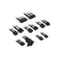 Kolink Core Pro Braided Cable Extension Kit 12V-2x6 Type 2 - Jet Black/Brilliant White