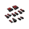Kolink Core Pro Braided Cable Extension Kit 12V-2x6 Type 2 - Jet Black/Racing Red