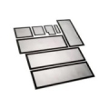 Demciflex Staubfilter-Set für Lian Li O11 Dynamic XL - schwarz/schwarz