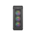 GENESIS Irid 505 ARGB Midi Tower Black, Transparent