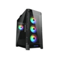 COUGAR Midi Tower Case Duoface Pro ARGB, Black