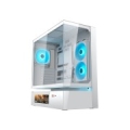COUGAR Midi Tower Case, CFV235 Vision, ARGB, LCD Display, Glass, White