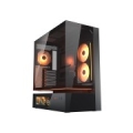 COUGAR Midi Tower Case, CFV235 Vision, ARGB, LCD Display, Glass, Black