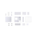 Jonsbo D41 MESH ATX Case, Tempered Glass - white