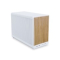 Lian Li DAN Cases A3-mATX Wood Edition PC Case, Micro-ATX - Beech, white