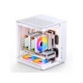 Jonsbo TK-1 2.0 Micro-ATX Case, Tempered Glass - white