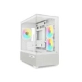 Sharkoon MK7 ARGB mATX Case 2xGlass White
