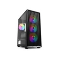 Sharkoon GehĂ¤use VK4 Rainbow ATX 1xGlas schwarz