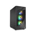 Sharkoon REBEL C80M RGB Midi Tower Black