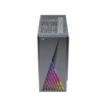 Aerocool DELTABKV1 ATX PC Case RGB Front Full Side Window 12cm Fan Black