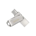 SanDisk Ultra Dual Drive Luxe USB flash drive 256 GB USB Type-A / USB Type-C 3.2 Gen 1 (3.1 Gen 1) Stainless steel