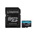 Kingston Technology 256GB microSDXC Canvas Go Plus Gen4 200MB/s A2 U3 V30 Card + Adapter